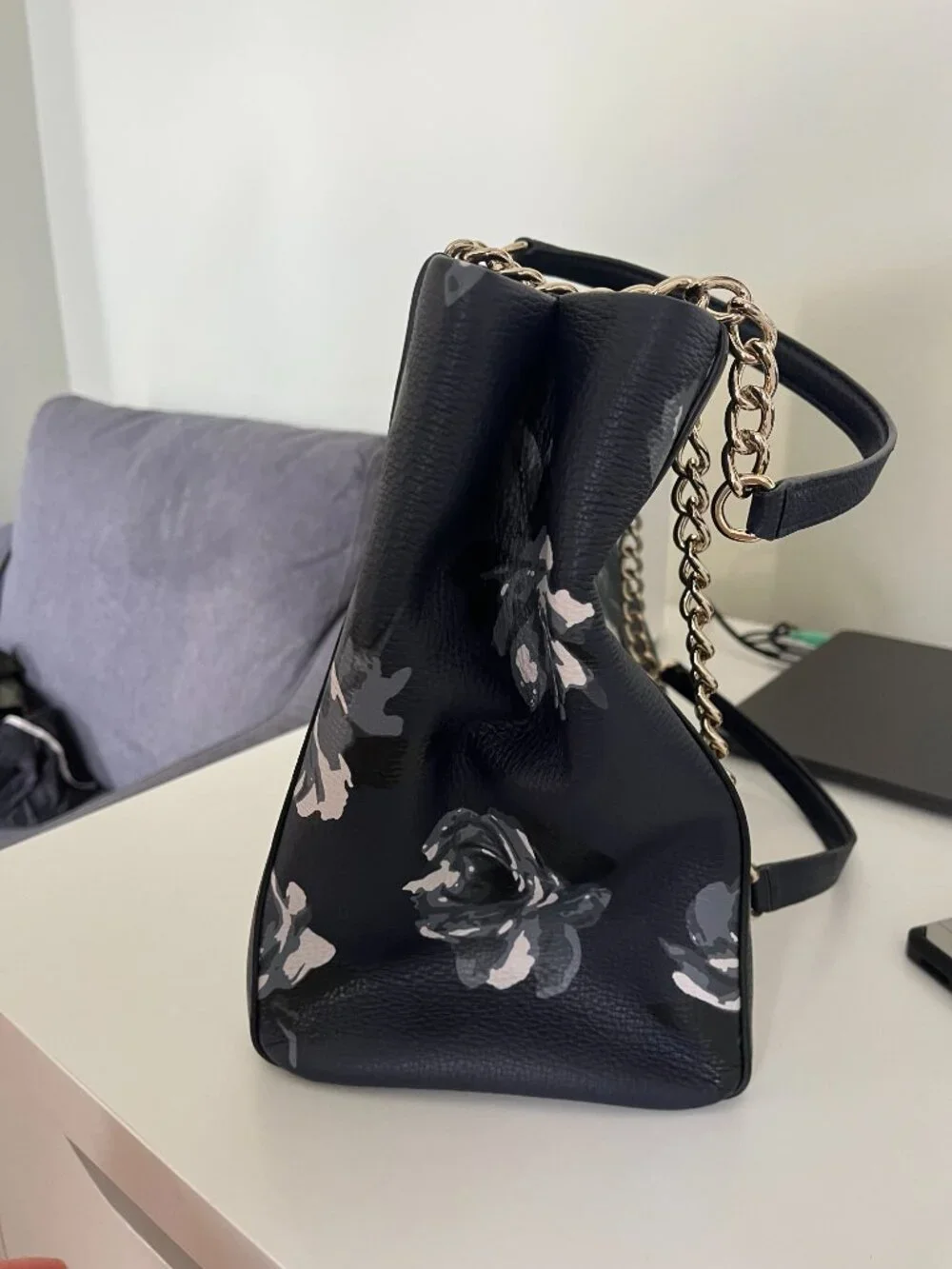 Kate Spade Willis Brair Lane Night Rose Navy Purse